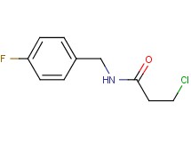 3-chloro-N-(4-fluorobenzyl)propanamide