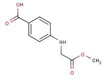 4-[(2-methoxy-2-oxoethyl)amino]benzoic acid