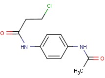 N-[4-(acetylamino)phenyl]-3-chloropropanamide