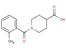 1-(2-methylbenzoyl)piperidine-4-carboxylic acid
