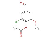 2-chloro-4-formyl-6-methoxyphenyl acetate