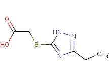 [(3-ethyl-1H-1,2,4-triazol-5-yl)thio]acetic acid