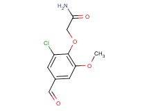 2-(2-chloro-4-formyl-6-methoxyphenoxy)acetamide