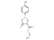 ethyl 1-(4-methylphenyl)-4-oxo-3-pyrrolidinecarboxylate