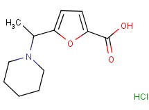 5-[1-(1-piperidinyl)ethyl]-2-furoic acid hydrochloride