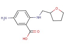 5-amino-2-[(tetrahydro-2-furanylmethyl)amino]benzoic acid
