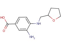 3-amino-4-[(tetrahydro-2-furanylmethyl)amino]benzoic acid