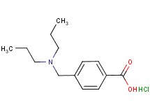 4-[(dipropylamino)methyl]benzoic acid hydrochloride