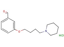 3-[4-(1-piperidinyl)butoxy]benzaldehyde hydrochloride