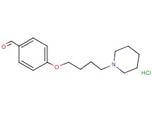 4-[4-(1-piperidinyl)butoxy]benzaldehyde hydrochloride