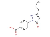4-(5-oxo-3-propyl-2,5-dihydro-1H-pyrazol-1-yl)benzoic acid
