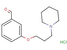3-[3-(1-piperidinyl)propoxy]benzaldehyde hydrochloride