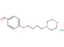 4-[4-(4-morpholinyl)butoxy]benzaldehyde hydrochloride