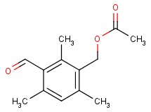 3-formyl-2,4,6-trimethylbenzyl acetate