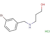 3-[(3-bromobenzyl)amino]-1-propanol hydrochloride