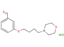 3-[4-(4-morpholinyl)butoxy]benzaldehyde hydrochloride