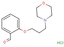 2-[3-(4-morpholinyl)propoxy]benzaldehyde hydrochloride