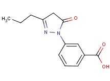 3-(5-oxo-3-propyl-4,5-dihydro-1H-pyrazol-1-yl)benzoic acid
