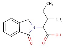 3-methyl-2-(1-oxo-1,3-dihydro-2H-isoindol-2-yl)pentanoic acid