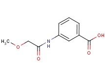 3-[(methoxyacetyl)amino]benzoic acid