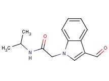 2-(3-formyl-1H-indol-1-yl)-N-isopropylacetamide