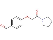 4-[2-oxo-2-(1-pyrrolidinyl)ethoxy]benzaldehyde
