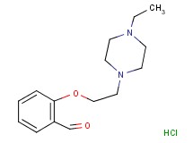 2-[2-(4-ethyl-1-piperazinyl)ethoxy]benzaldehyde hydrochloride