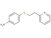 (4-{[2-(2-pyridinyl)ethyl]thio}phenyl)amine