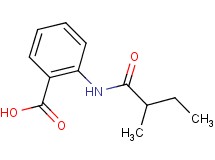 2-[(2-methylbutanoyl)amino]benzoic acid