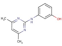 3-[(4,6-dimethyl-2-pyrimidinyl)amino]phenol