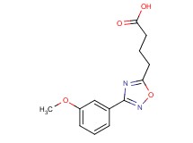 4-[3-(3-methoxyphenyl)-1,2,4-oxadiazol-5-yl]butanoic acid