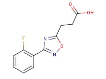 3-[3-(2-fluorophenyl)-1,2,4-oxadiazol-5-yl]propanoic acid