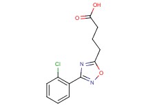 4-[3-(2-chlorophenyl)-1,2,4-oxadiazol-5-yl]butanoic acid