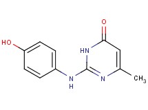 2-[(4-hydroxyphenyl)amino]-6-methyl-4(3H)-pyrimidinone