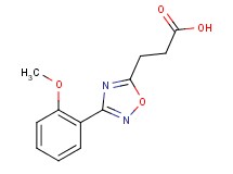 3-[3-(2-methoxyphenyl)-1,2,4-oxadiazol-5-yl]propanoic acid