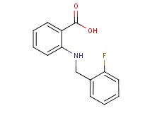 2-[(2-fluorobenzyl)amino]benzoic acid