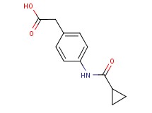 {4-[(cyclopropylcarbonyl)amino]phenyl}acetic acid