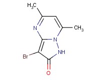 3-bromo-5,7-dimethylpyrazolo[1,5-a]pyrimidin-2(1H)-one