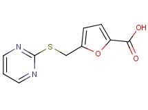 5-[(2-pyrimidinylthio)methyl]-2-furoic acid