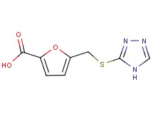 5-[(4H-1,2,4-triazol-3-ylthio)methyl]-2-furoic acid