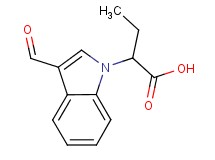 2-(3-formyl-1H-indol-1-yl)butanoic acid