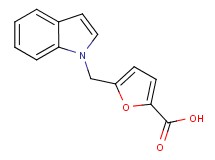5-(1H-indol-1-ylmethyl)-2-furoic acid
