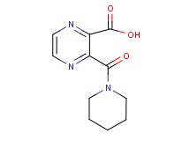 3-(1-piperidinylcarbonyl)-2-pyrazinecarboxylic acid