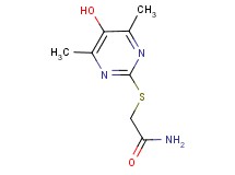 2-[(5-hydroxy-4,6-dimethyl-2-pyrimidinyl)thio]acetamide