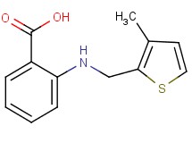 2-{[(3-methyl-2-thienyl)methyl]amino}benzoic acid