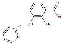 2-methyl-3-[(2-pyridinylmethyl)amino]benzoic acid