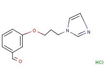 3-[3-(1H-imidazol-1-yl)propoxy]benzaldehyde hydrochloride