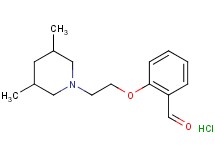 2-[2-(3,5-dimethyl-1-piperidinyl)ethoxy]benzaldehyde hydrochloride