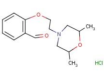 2-[2-(2,6-dimethyl-4-morpholinyl)ethoxy]benzaldehyde hydrochloride