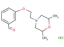 3-[2-(2,6-dimethyl-4-morpholinyl)ethoxy]benzaldehyde hydrochloride